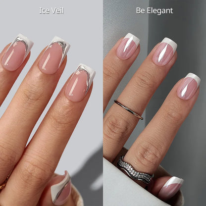 Elegant French Square Press On Nails