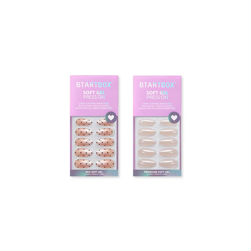 Ember Almond Duo Press On Nails