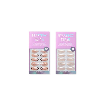 Ember Almond Duo Press On Nails