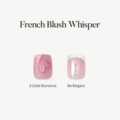 French Blush Whisper Press On Nails