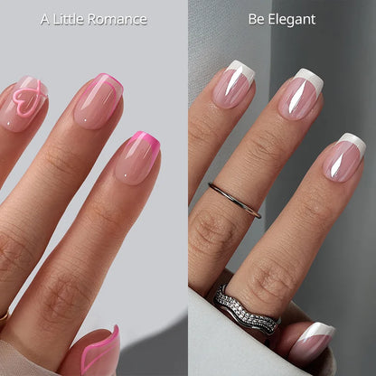 French Blush Whisper Press On Nails