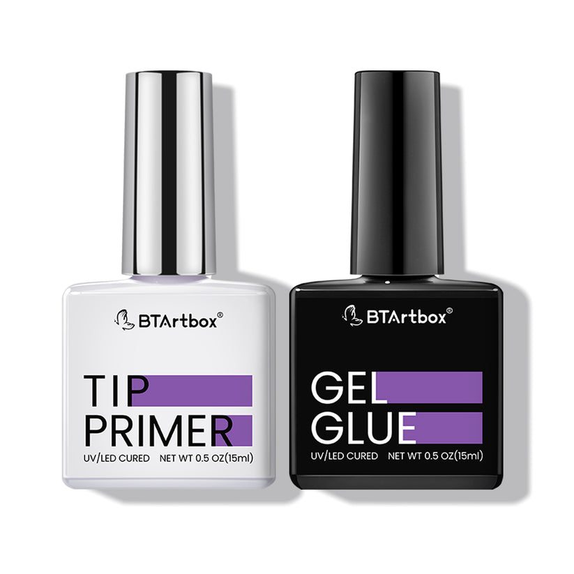 BTArtbox Gel Nail Glue and Tip Primer Set