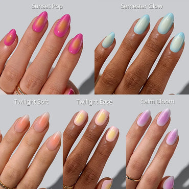 Gradient Glow Press-On-Nägel