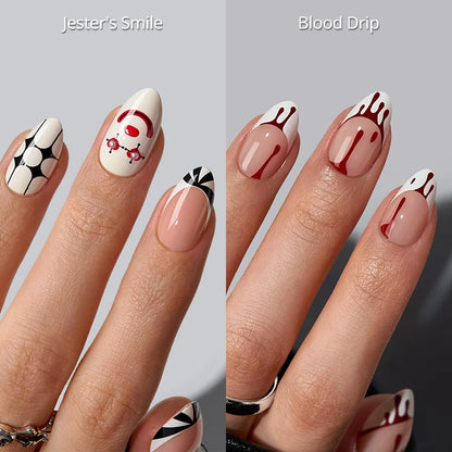 Jester Night Press On Nails