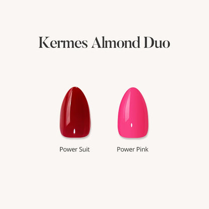 Kermes Almond Duo Press On Nails