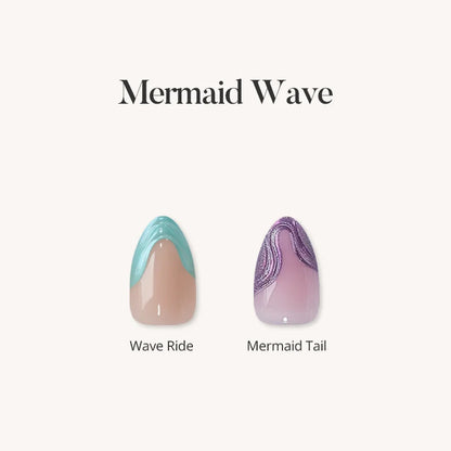 Uñas postizas Mermaid Wave