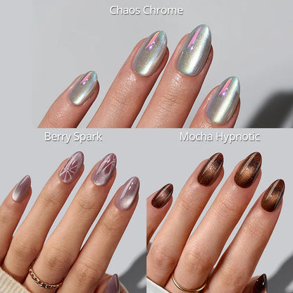 Metallic Haze Press On Nails