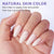 Natural X-Coat Tips® - Milky White Medium Almond 150 pcs - 15 sizes