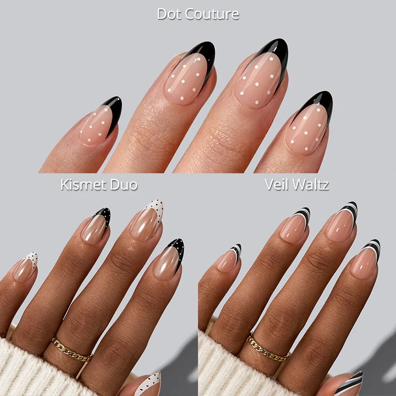 Noir Elegance Press On Nails