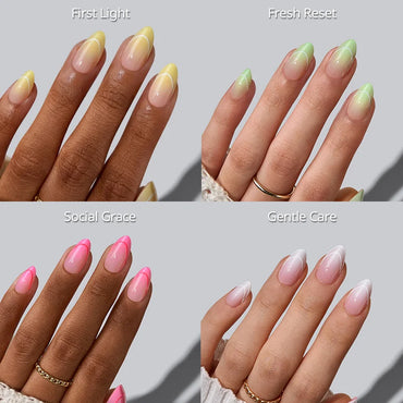 Pastel Glow Press On Nails