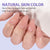 Natural X-Coat Tips® - Peach Medium Almond 150 pcs - 15 sizes