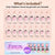 French X-Coat Tips® - Pink Extra Short Almond Black Tips 160pcs - 16 sizes