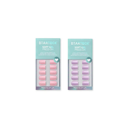 Pink Lavender Hue Press On Nails