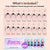 French X-Coat Tips® - Pink Short Almond Black Tips 160pcs - 16 sizes