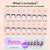 French X-Coat Tips® - Pink Short Square Black Tips 160pcs - 16 sizes