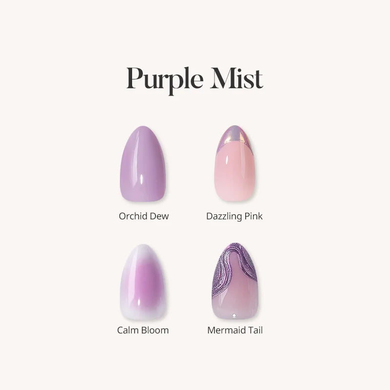Purple Mist Press On Nails