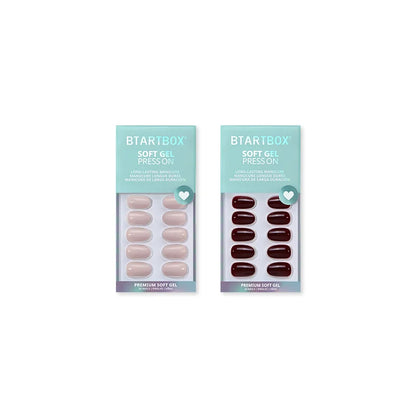 Rich Tone Round Almond Press On Nails
