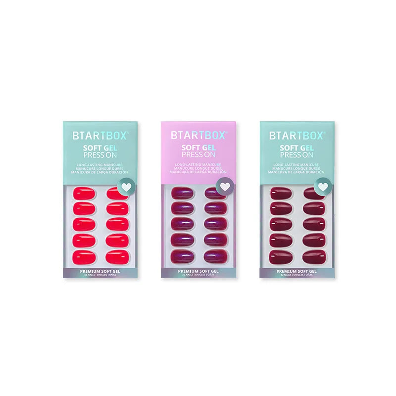 Sanguine Round Set Press On Nails