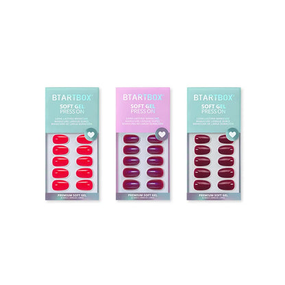 Sanguine Round Set Press On Nails