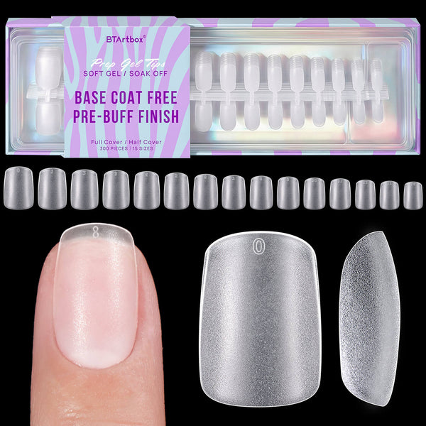 Pastel Elegance Short Square Soft Pink Press-On Nail Set – RainyRoses