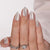 Snowcap Cat-Eyes Almond Nails - Press On Nails