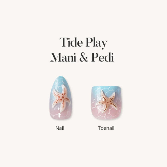 Tide Play Mani & Pedi Press On Nails