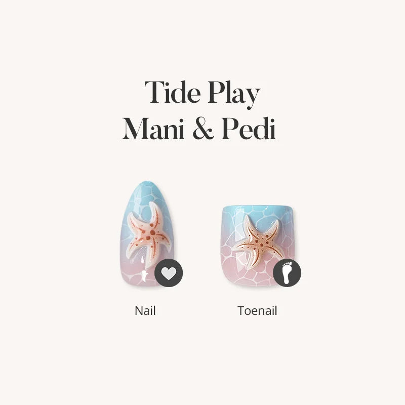 Tide Play Mani & Pedi Press On Nails