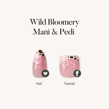 Wild Bloomery Mani & Pedi Press On Nails