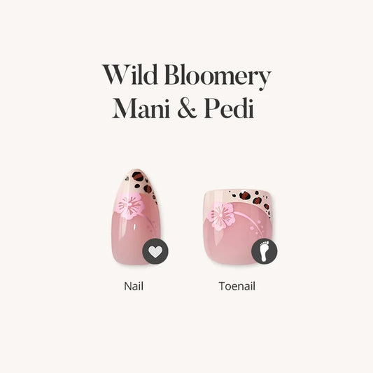 Wild Bloomery Mani & Pedi Press On Nails