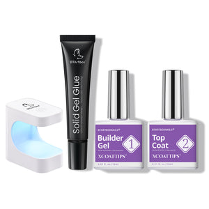 protecting nail kit with lamp