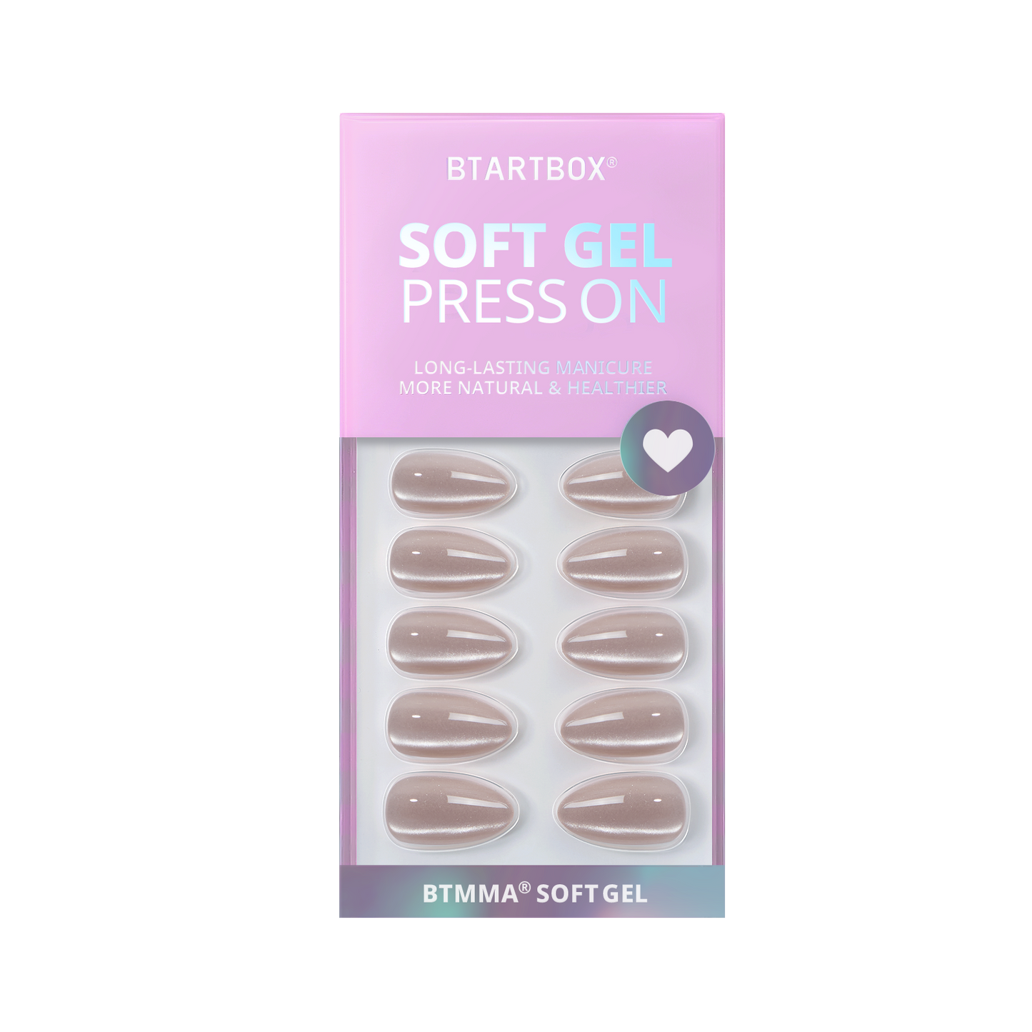 Aurora Cat Eye Almond Nails - Soft Gel Press On