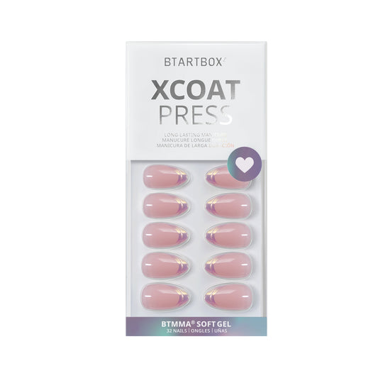 Dazzling Pink Almond Nails - XCOATPRESS