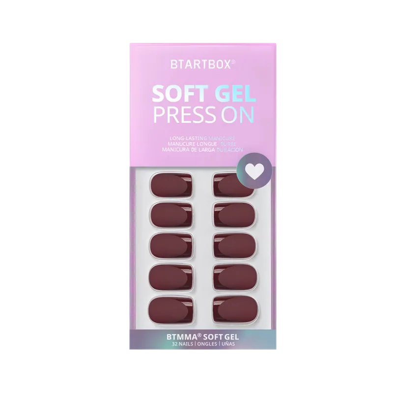 Cozy Cocoa Square Nails press-on nails