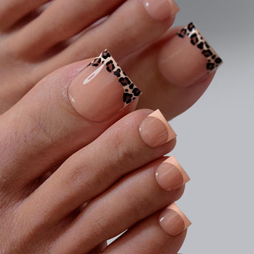 Leopard Square - XCOATPRESS Toe Nail