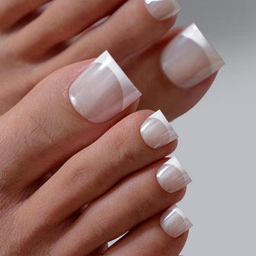 Alabaster Square - XCOATPRESS Toe Nail