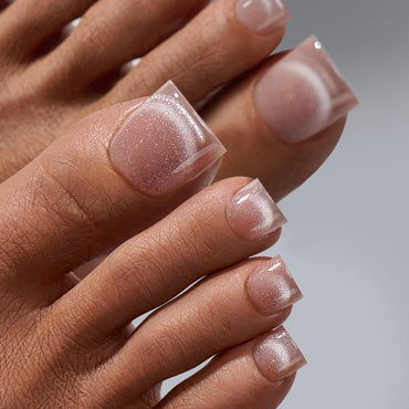 Hazel Gleam Square Toe Nail