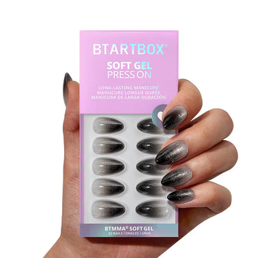 Grave Shine Almond Nails - Soft Gel Press On