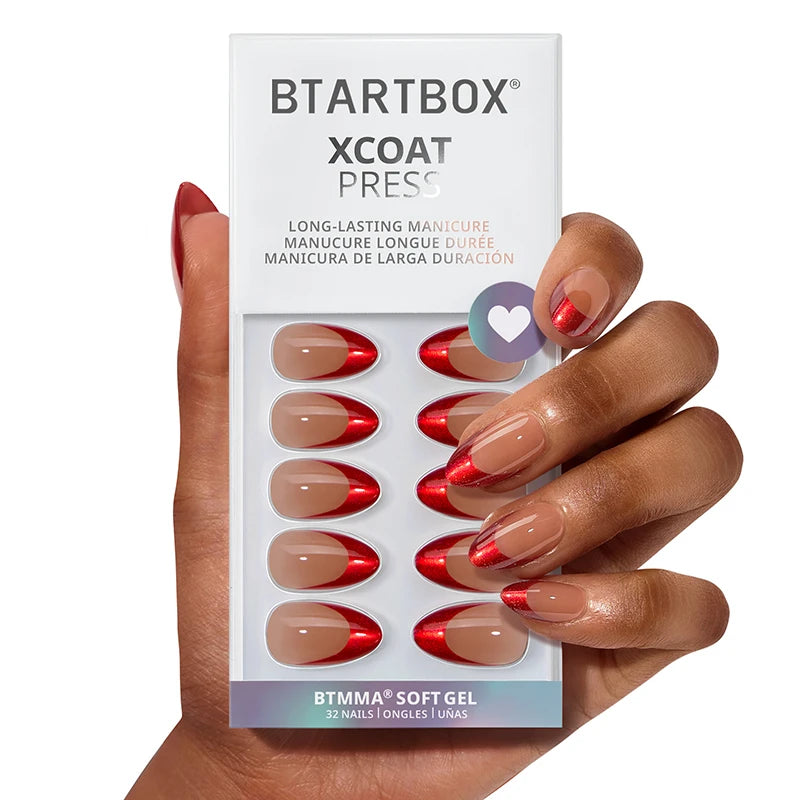 Ruby Slipper Almond Nails - XCOATPRESS