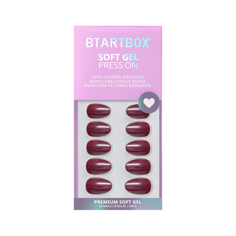 Cherry Roast Extra Short Oval Nails