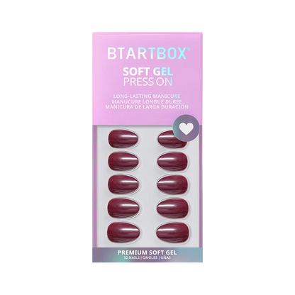 Cherry Roast Extra Short Oval Nails