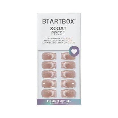 Shimmer Bloom Short Coffin Nails