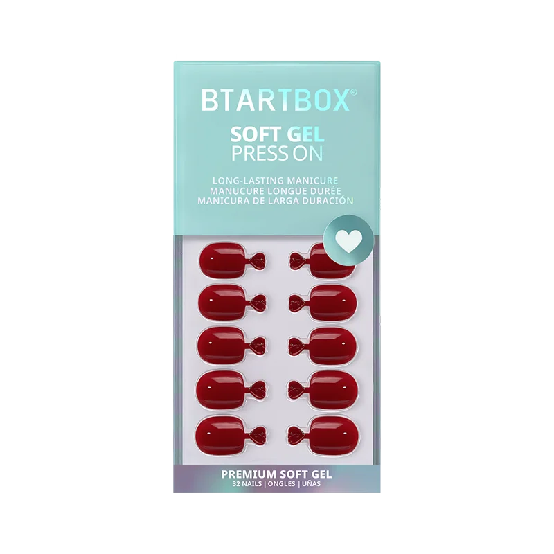 Red Classic XXS Squoval Nails
