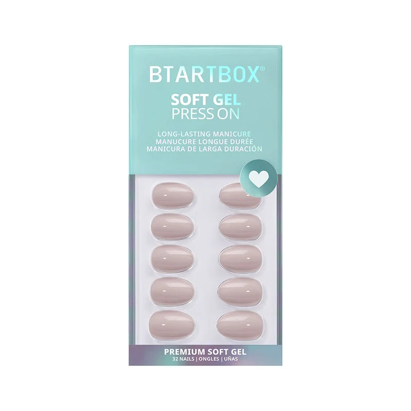 Taro Skin Extra Short Oval Nails