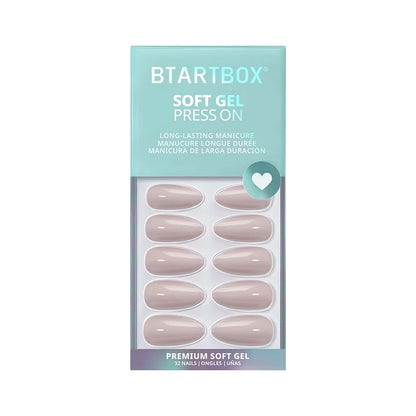 Taro Goddess Medium Almond Nails