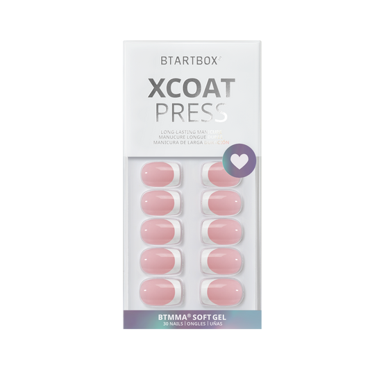 Pink Extra Short Square Nails - XCOATPRESS