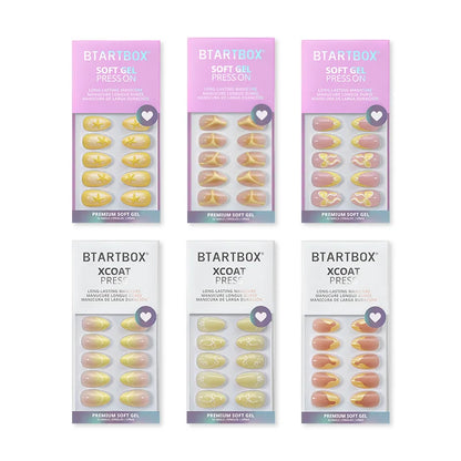 Yellow Bloom Press On Nails