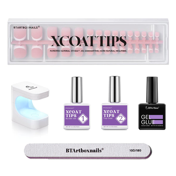 Toe Nail French Tips | Customizable XCOATTIPS® Kit