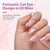 Cat Eye X-Coat Tips® - Pink Short Almond 160 pcs - 16 sizes