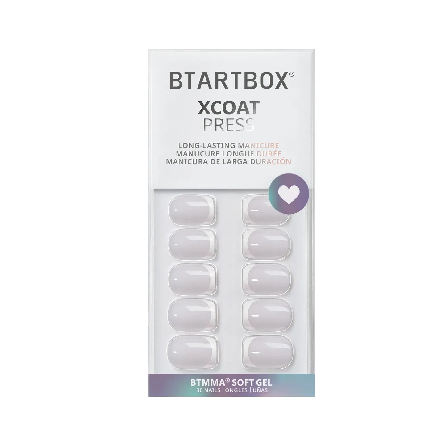 Pure White Square French Nails - XCOATPRESS