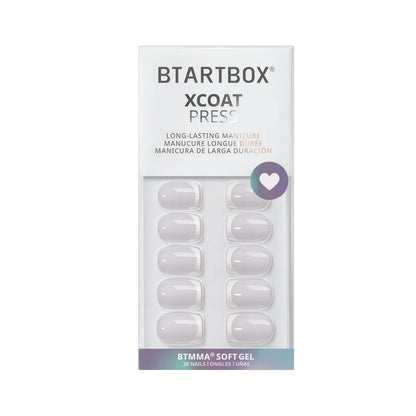 Pure White Square French Nails - XCOATPRESS